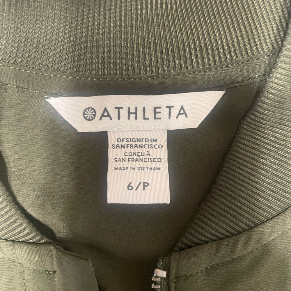 Athleta Forest Green Pantsuit 6P